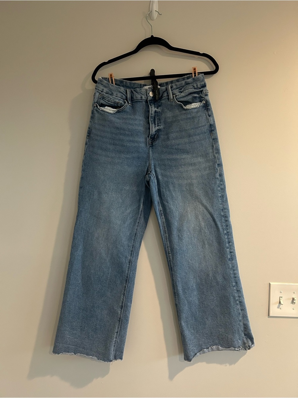 MICA High-Rise Light Blue Wide-Leg Jeans